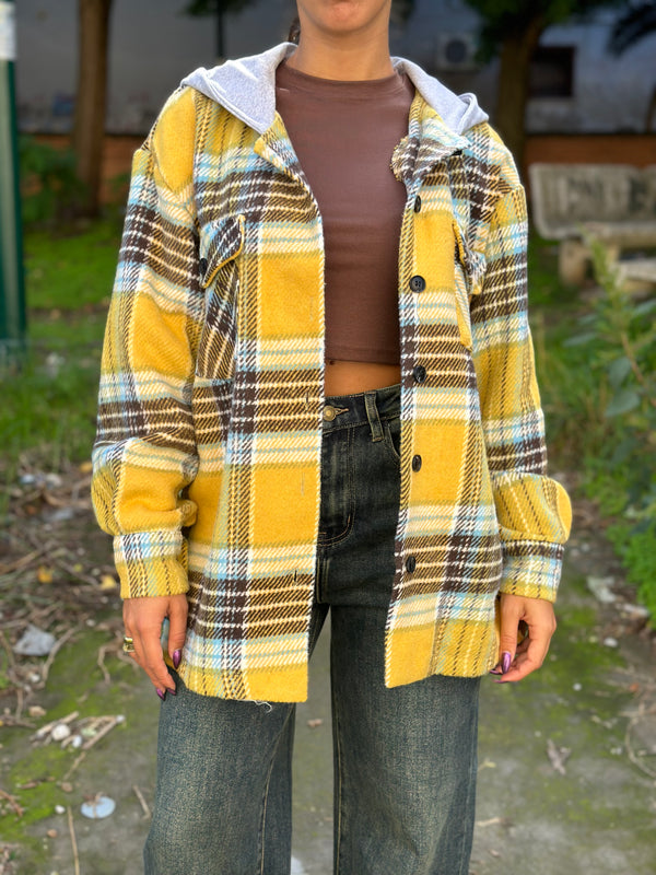 Camicia Flanella con Cappuccio