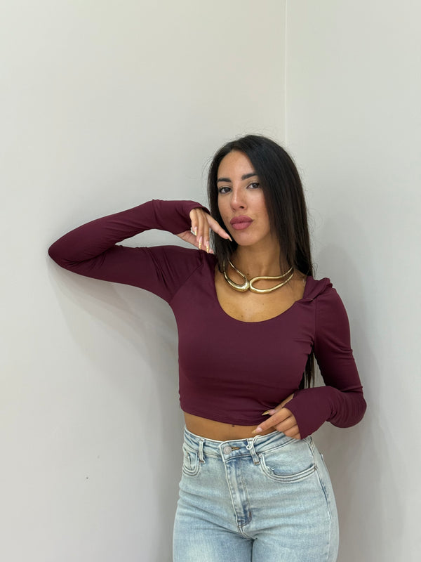 Maglia Lucy Bordeaux