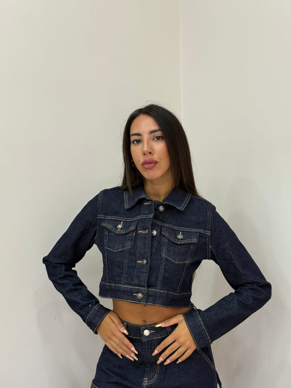 Jacket Denim Crop
