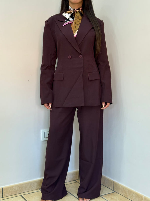 Tailleur Amber Bordeaux