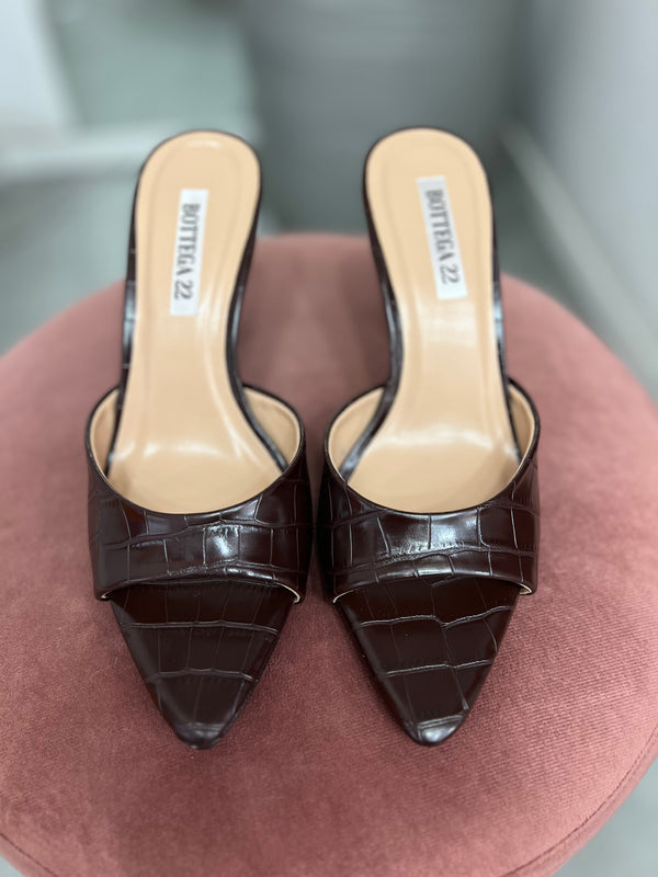 Décolleté Piton Brown