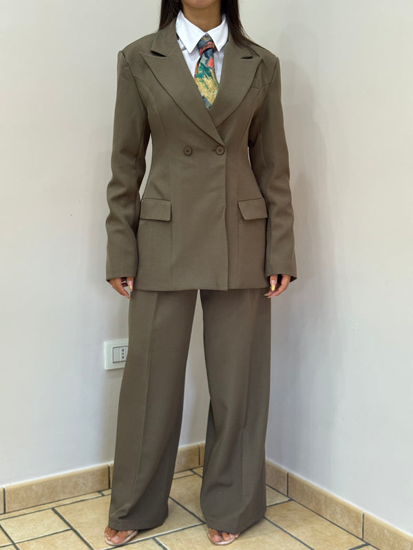 Tailleur Amber Taupe