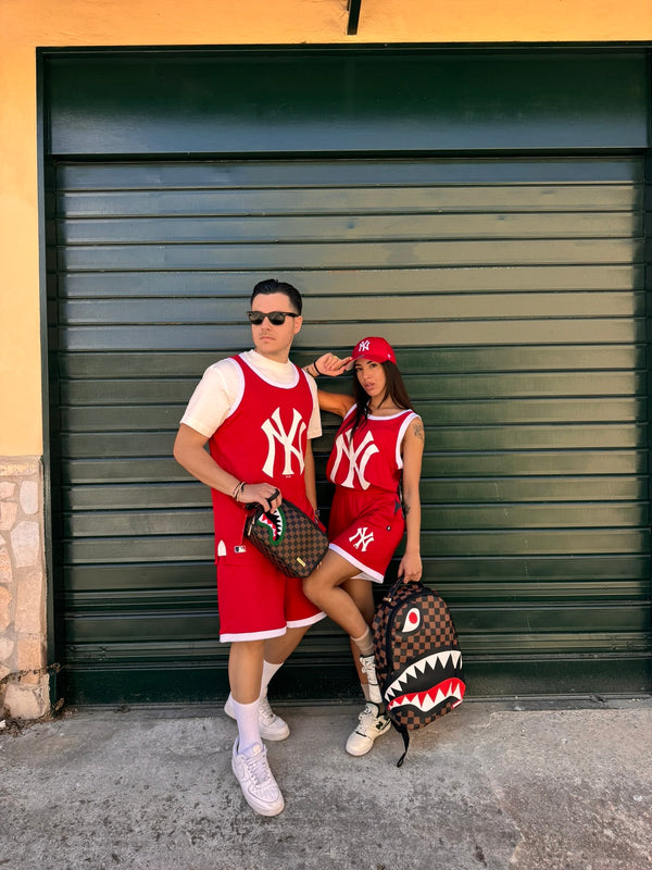 Coordinato Basket Red